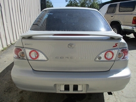 2001 TOYOTA COROLLA S SILVER 1.8L AT Z16295